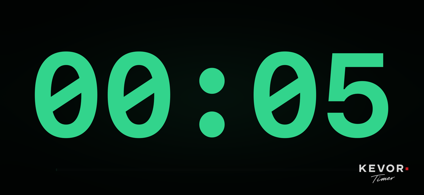 El reloj a pantalla completa en horizontal